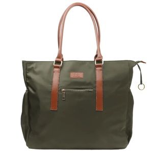 The Teacher Tote. Tote bag. Olive green